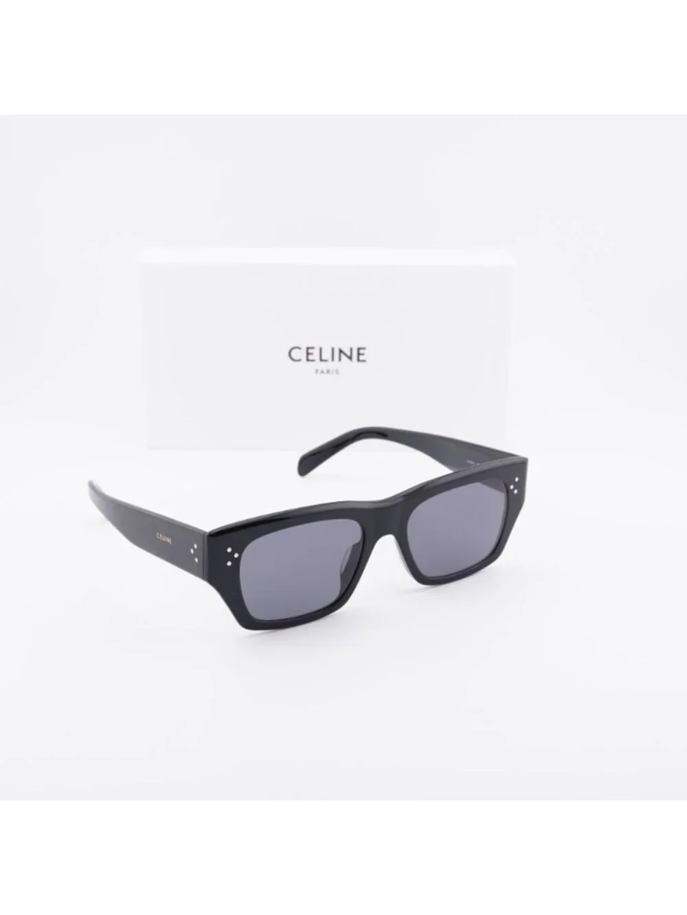 Celine CL40297U 01D Square Sunglasses - Black / Grey